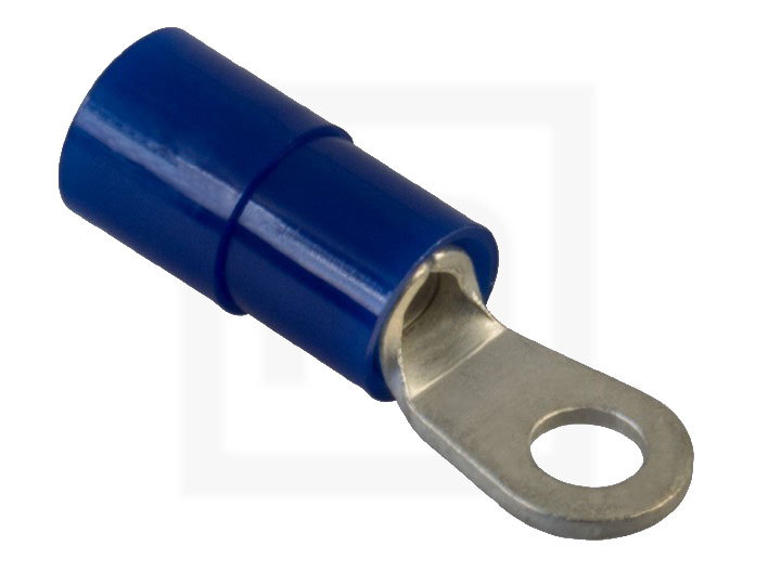Ringkabelschuhe, 1,5 - 2,5 mm² M5 blau, 100 Stück