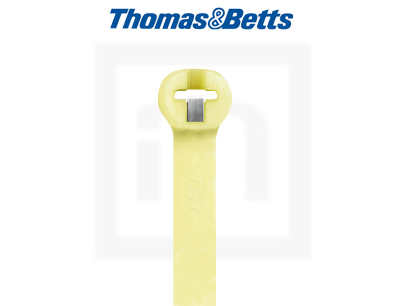 T&B Kabelbinder mit Stahlzunge, 4,8 x 360 mm bis 170 °C, natur 1000 Stück   