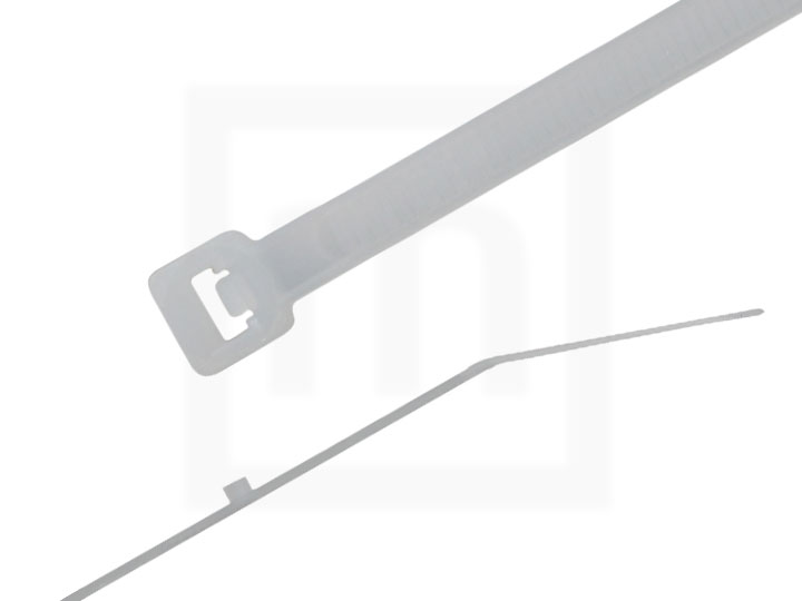 Kabelbinder mit Stopper, 3,6 x 180 mm natur, 100 Stück