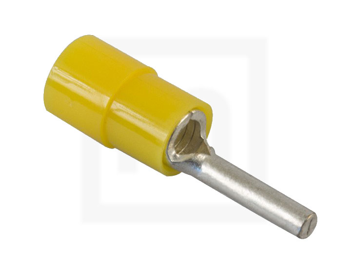 Stiftkabelschuhe, 2,5 - 6,0 mm² gelb, 100 Stück