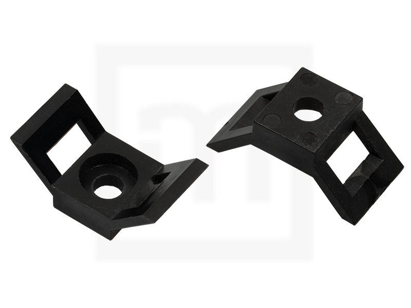 Y-Schraubsockel M5, bis 9,0 mm - schwarz, 100 Stück