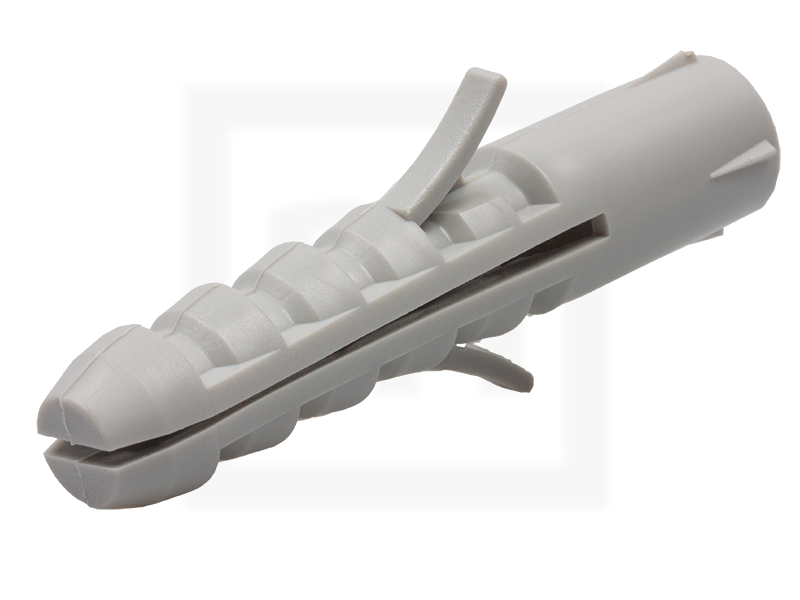 Flossendübel, 14 x 70 mm grau, 100 Stück
