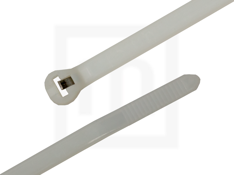 Kabelbinder mit Metallzunge, 3,6 x 140 mm natur, 100 Stück