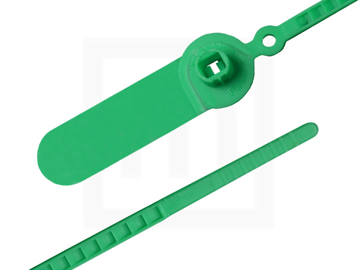 Kabelbinder m. Beschriftungsfeld, 3,3 x 230 mm grün, 100 Stück