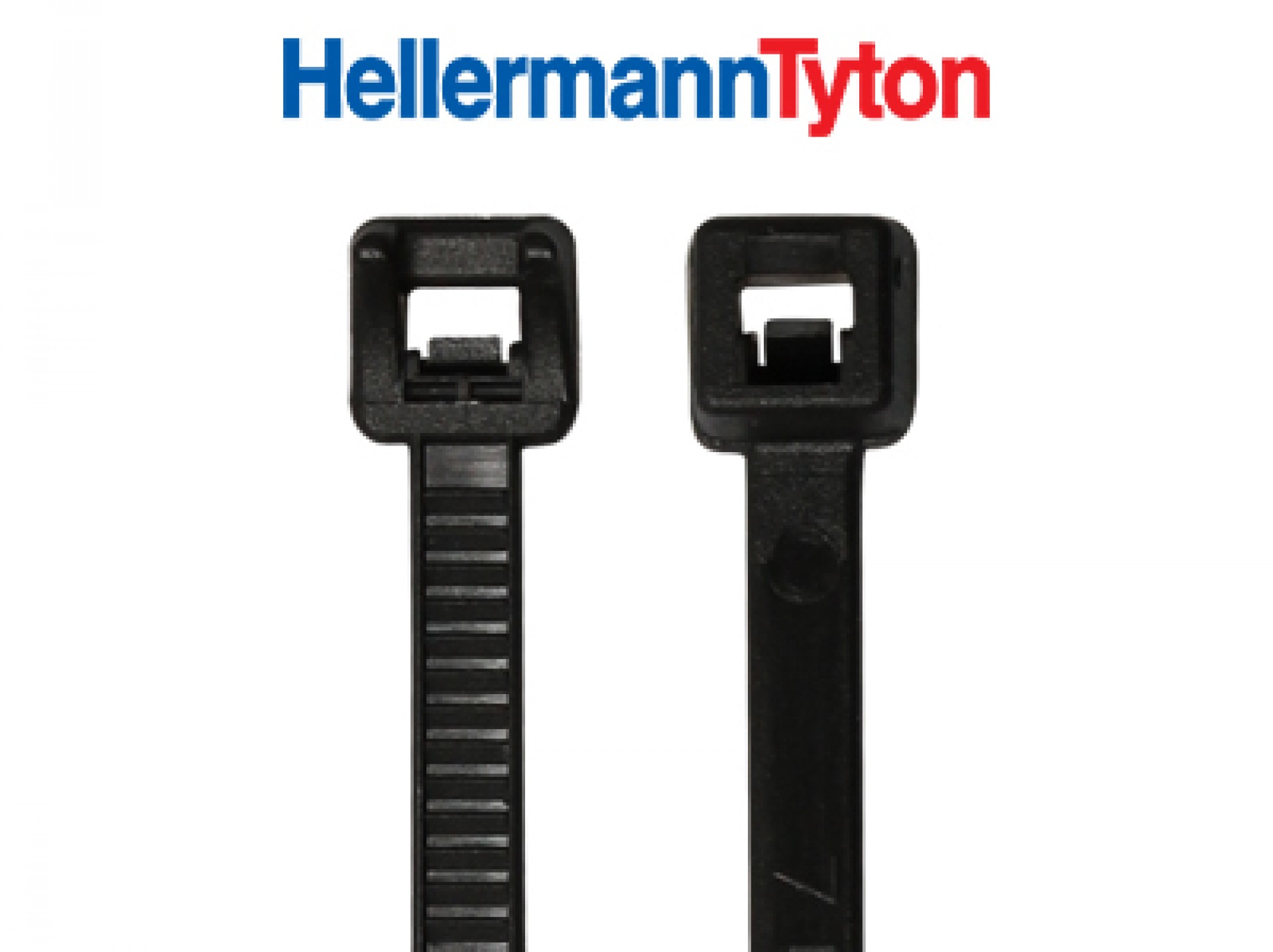 Hellermann  KB, 2,5 x 205 mm schwarz, 100 Stück