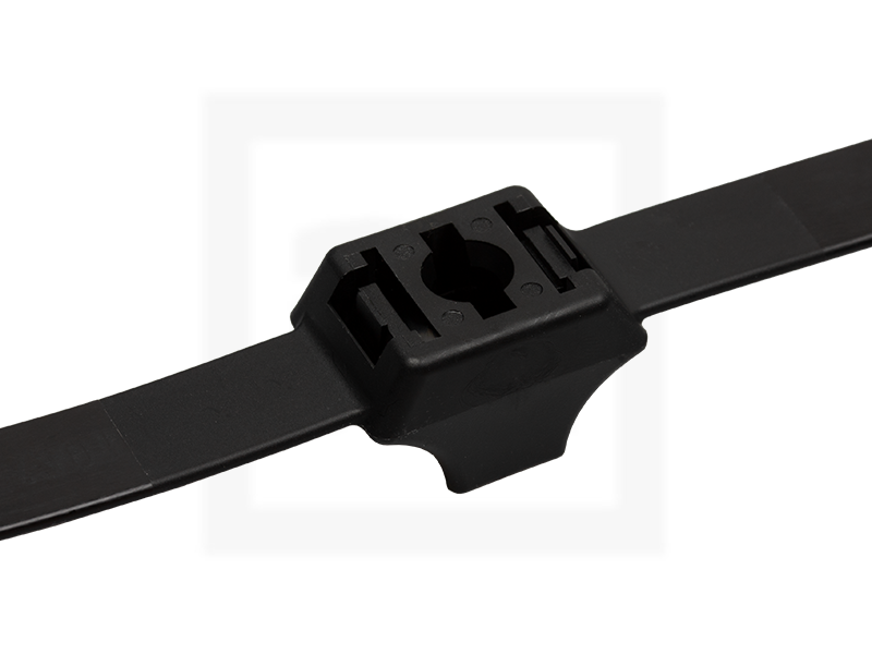 Befestigungsbinder für Bolzen, 12,6 x 340 mm schwarz, 50 Stück